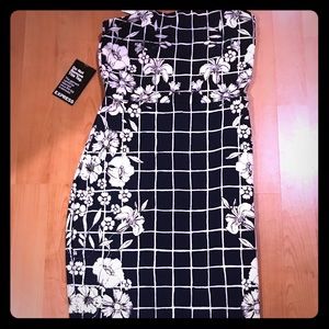 Express strapless midi